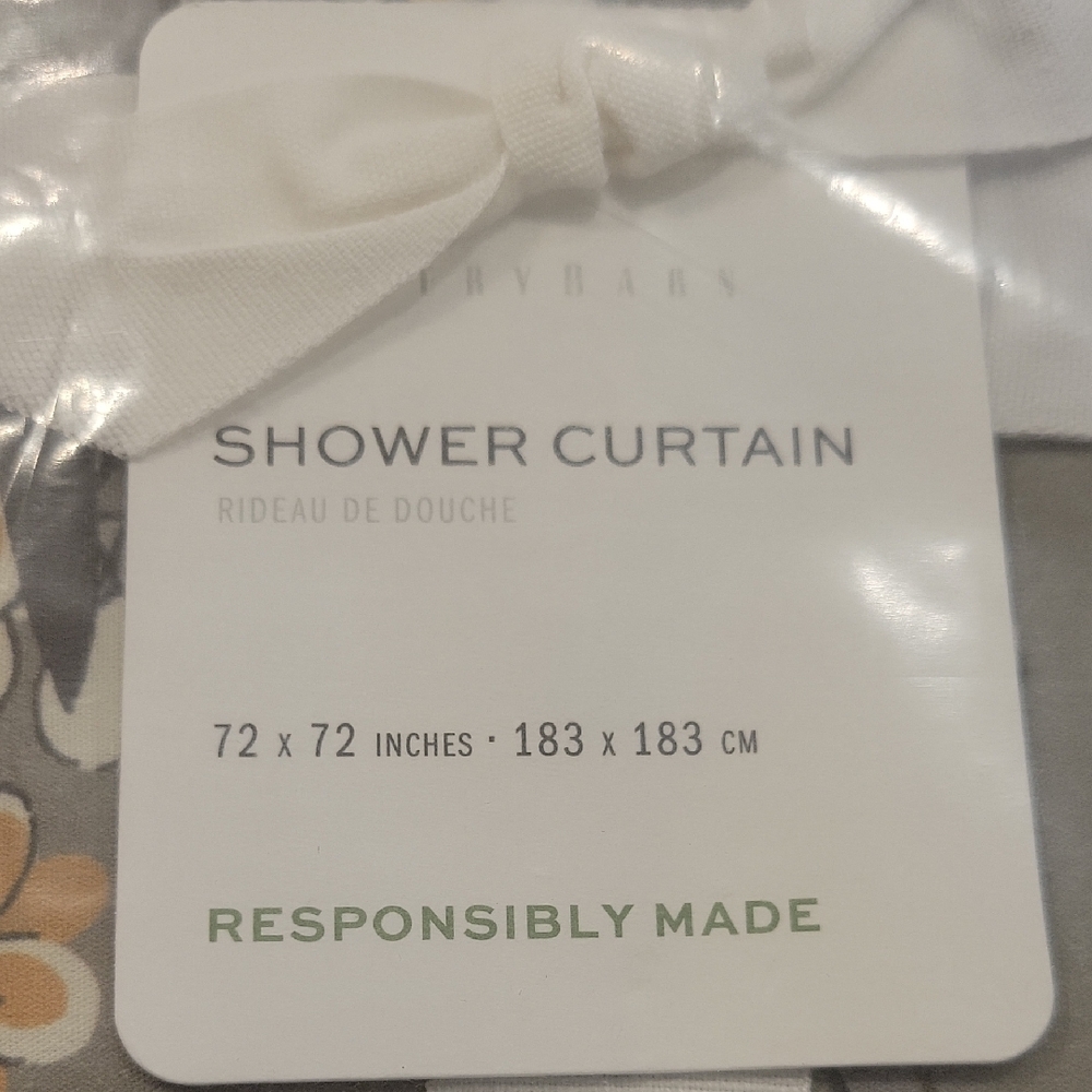 Pottery Barn Bloom Floral Shower Curtain - Picture 2 of 2